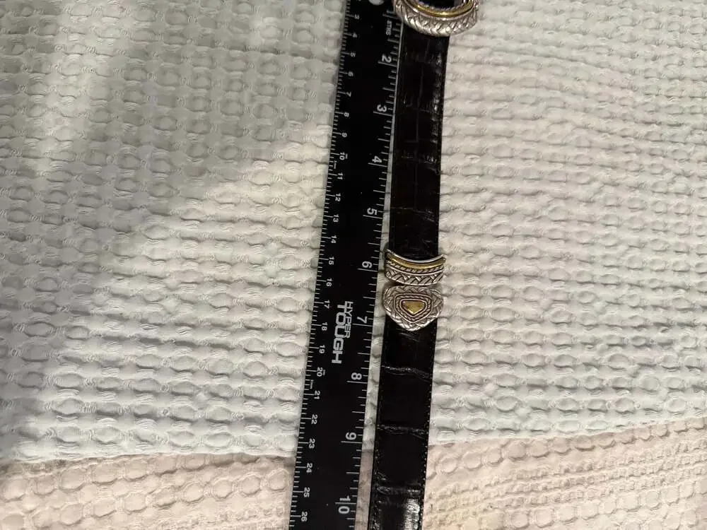 Brand: Brighton (Vintage 90s High Waist Silver and...